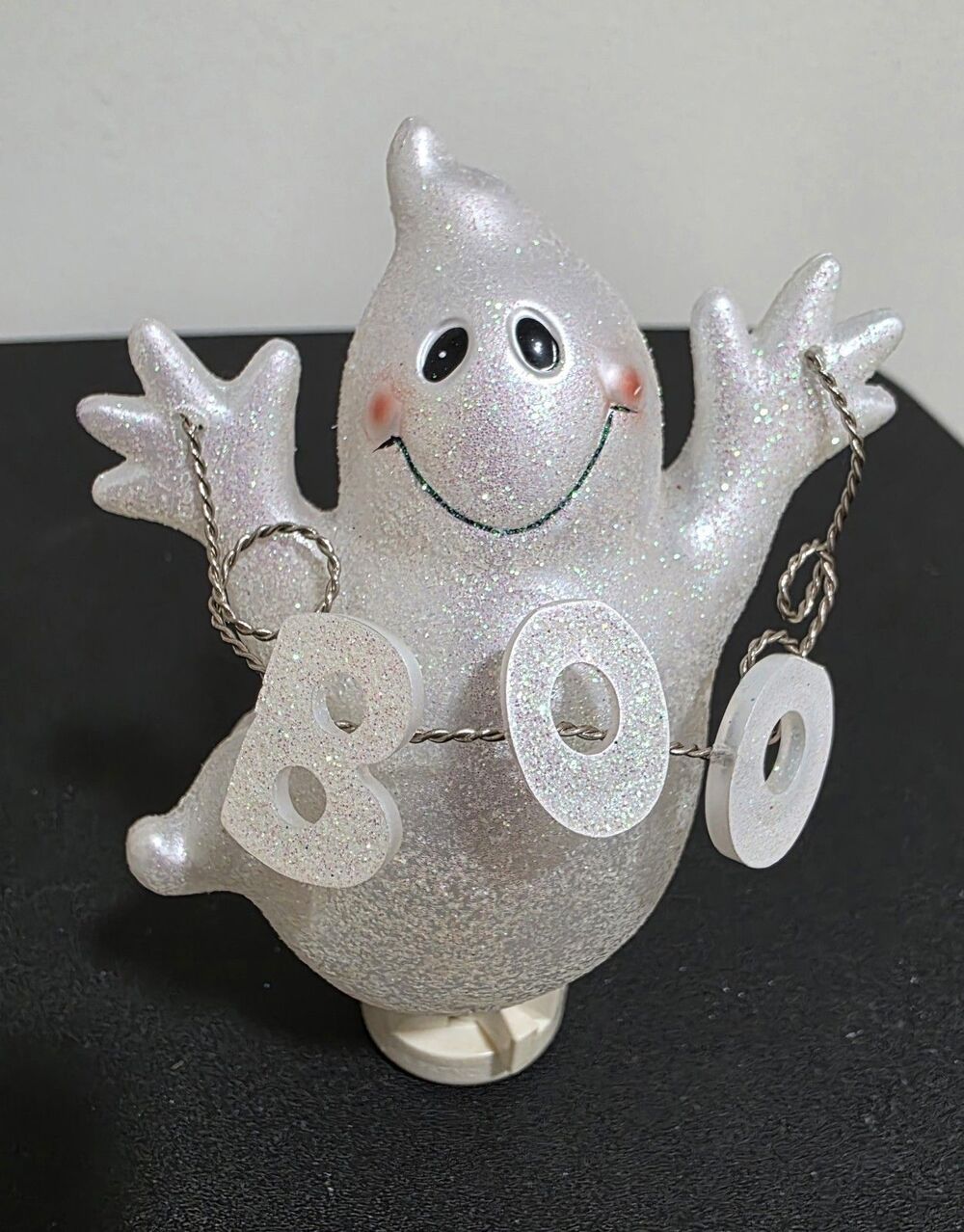 HALLOWEEN Too Cute BOO Ghost Spooky Night-Light Acrylic EUC & Adorable!!